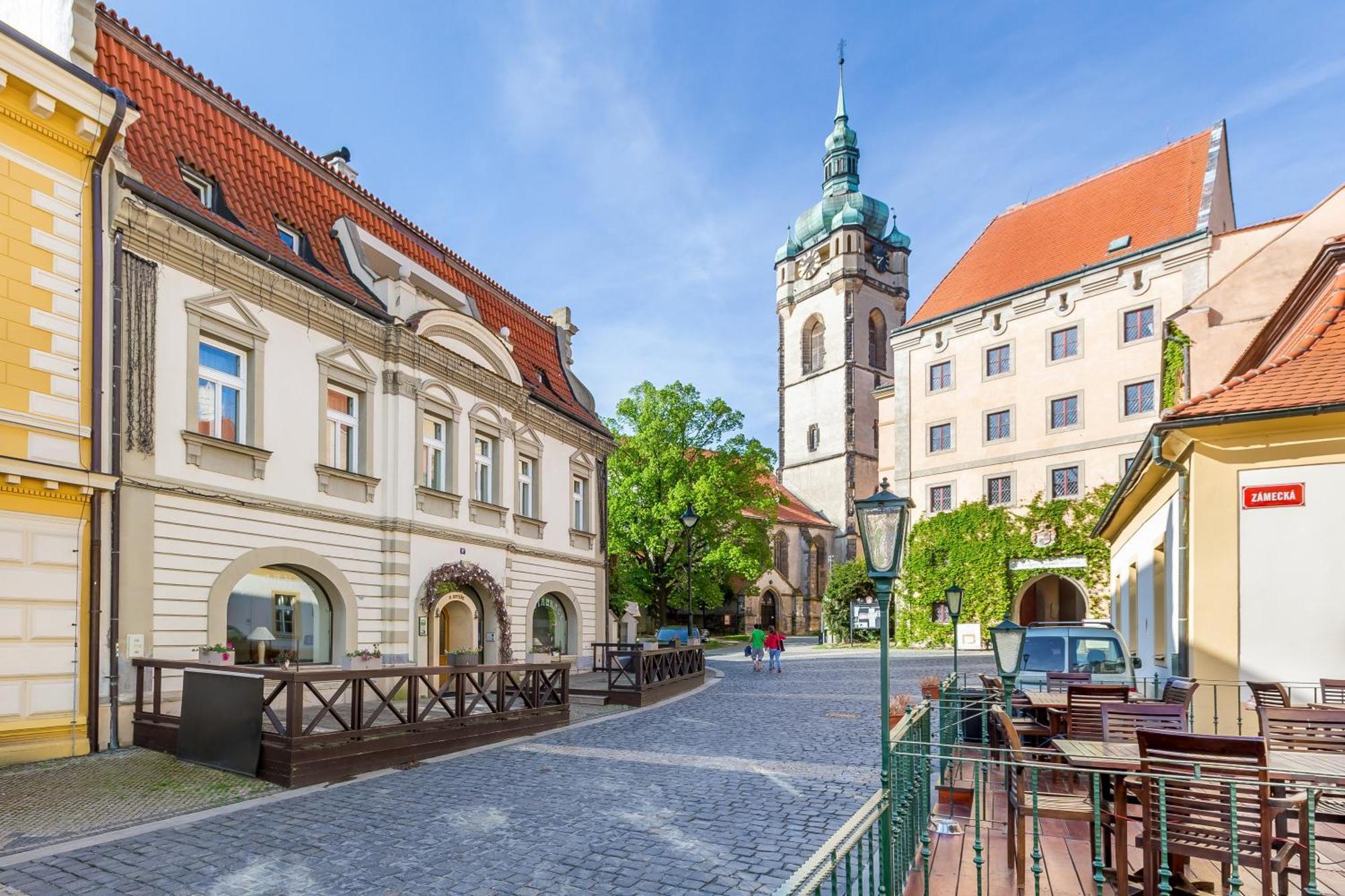 Hotel U Rytíře Mělník Exterior foto
