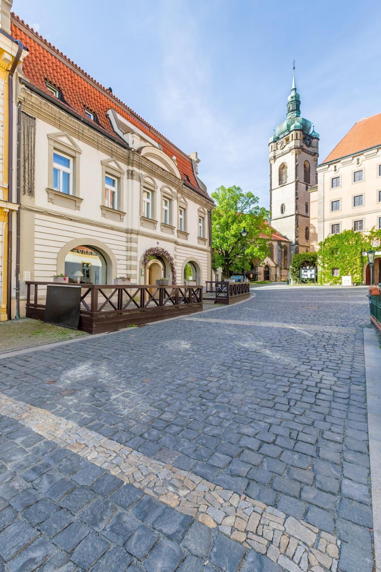 Hotel U Rytíře Mělník Exterior foto