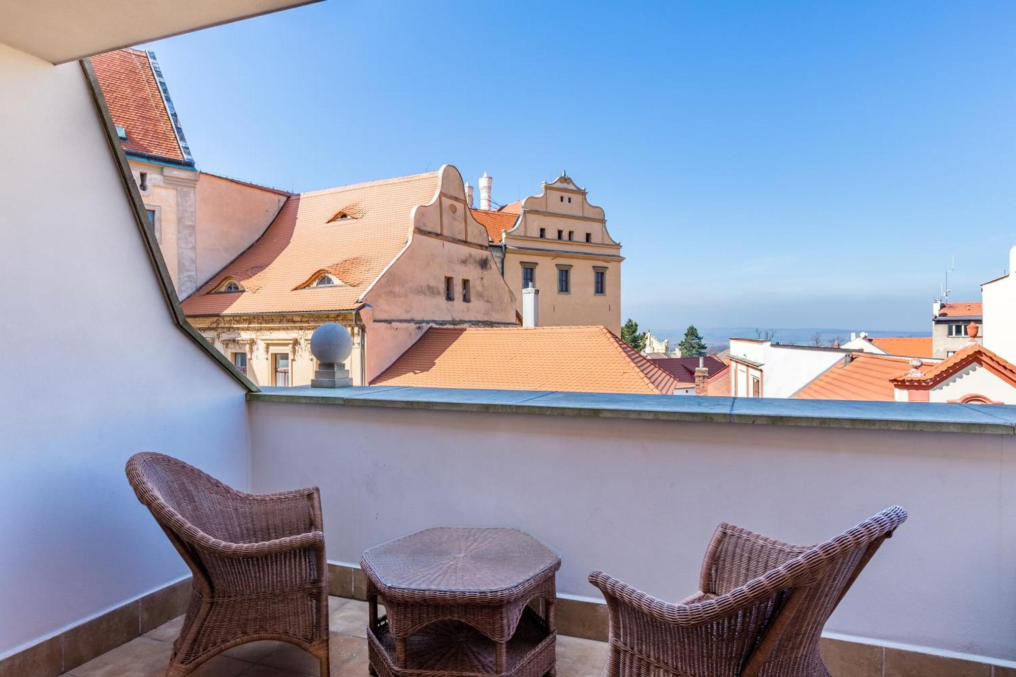 Hotel U Rytíře Mělník Exterior foto
